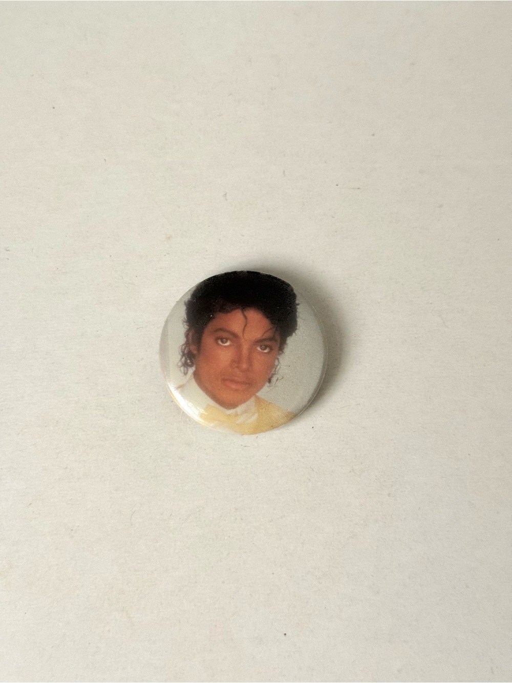 Vintage 1980s Michael Jackson Thriller Era Small Pin – Retro Music Memorabilia